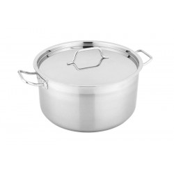 Garnek 32x16 cm z pokrywą 12,5L Ze Stali Nierdzewnej NOIS